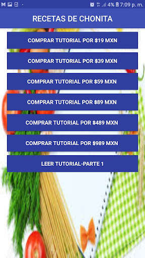 Run android online APK tutoriales de cocina from MyAndroid or emulate tutoriales de cocina using MyAndroid