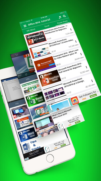 Emulate iPhone app Tutorial video for Microsoft office 2016 - Step by step to learn Word, Excel, Powerpoint using MyAndroid Emulate iPhone app Tutorial video for Microsoft office 2016 - Step by step to learn Word, Excel, Powerpoint using MyAndroid