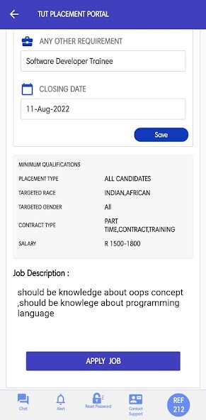 Run android online APK TUT Placement Portal from MyAndroid or emulate TUT Placement Portal using MyAndroid