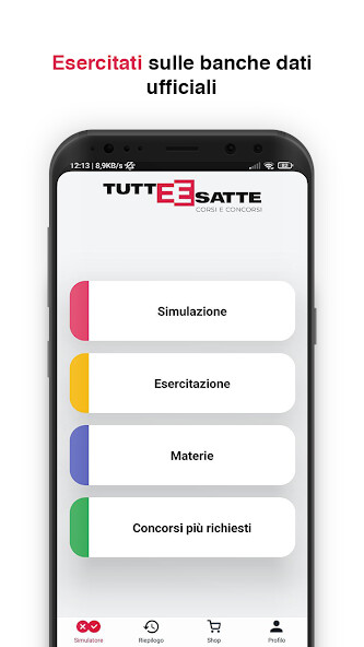 Run android online APK Tuttesatte - Simulatore - Quiz from MyAndroid or emulate Tuttesatte - Simulatore - Quiz using MyAndroid