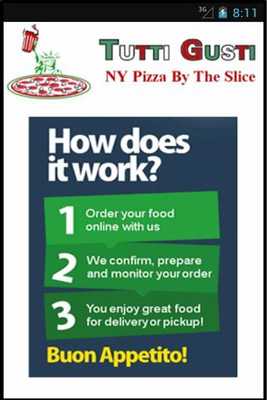 Emulate Android APK Tutti Gusti NY Pizza Emulate Android APK Tutti Gusti NY Pizza