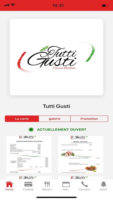 Emulate iPhone app Tutti Gusti using MyAndroid Emulate iPhone app Tutti Gusti using MyAndroid