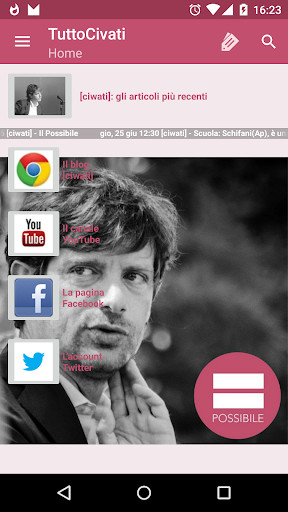 Run android online APK Tutto Civati from MyAndroid or emulate Tutto Civati using MyAndroid