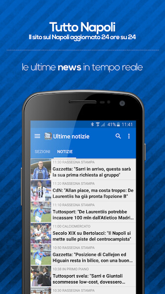 Run android online APK Tutto Napoli from MyAndroid or emulate Tutto Napoli using MyAndroid