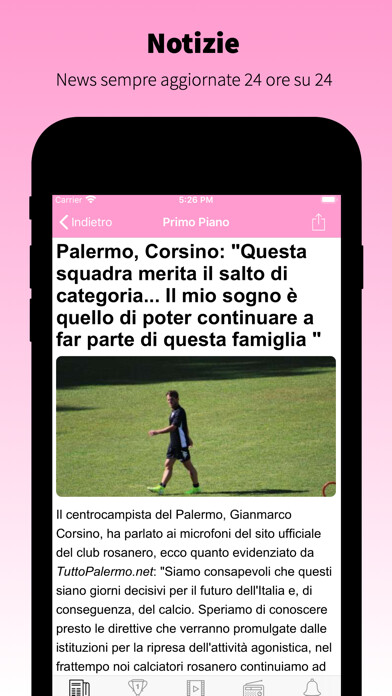Emulate iPhone app TuttoPalermo.net using MyAndroid Emulate iPhone app TuttoPalermo.net using MyAndroid