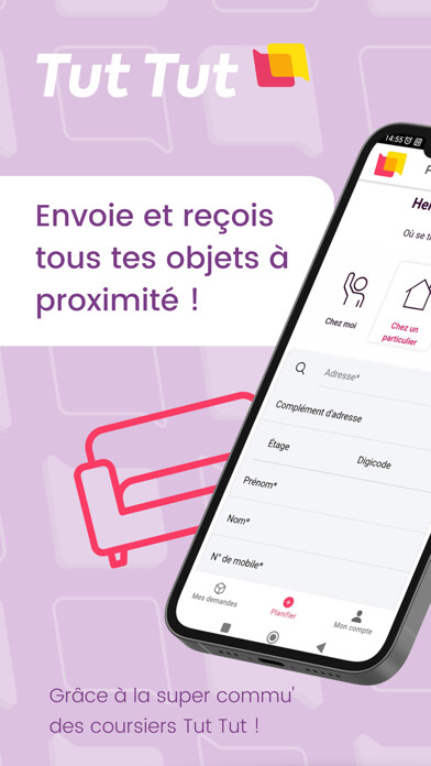 Emulate iPhone app Tut Tut particuliers using MyAndroid