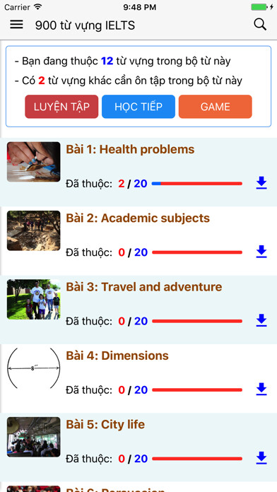 Emulate iPhone app Tu Vung IELTS: 900 T? v?ng IELTS using MyAndroid Emulate iPhone app Tu Vung IELTS: 900 T? v?ng IELTS using MyAndroid