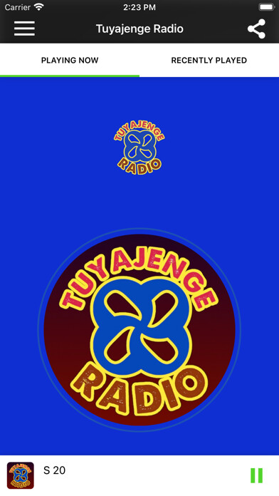 Emulate iPhone app Tuyajenge Radio using MyAndroid