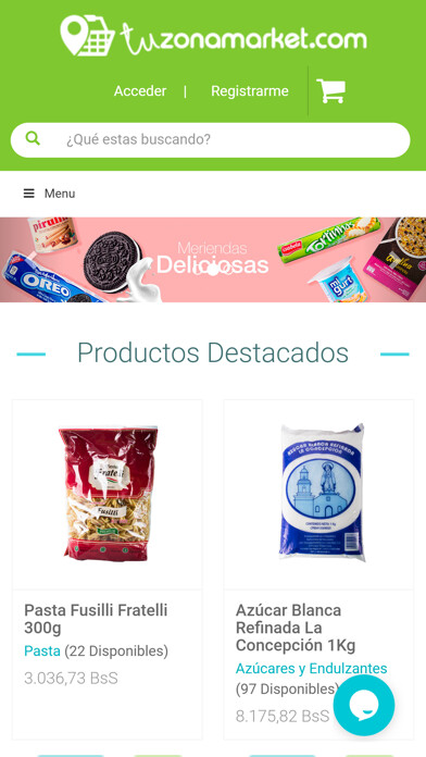 Emulate iPhone app Tu Zona Market using MyAndroid Emulate iPhone app Tu Zona Market using MyAndroid