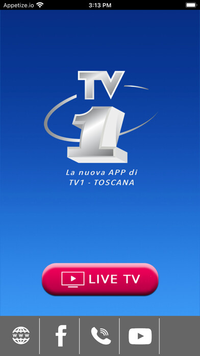 Emulate iPhone app Tv1 - Toscana using MyAndroid Emulate iPhone app Tv1 - Toscana using MyAndroid