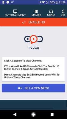 Emulate Android APK TV2GO - Free Live TV On The GO! Emulate Android APK TV2GO - Free Live TV On The GO!