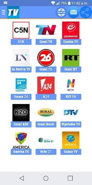 Run android online APK TV Argentina en Vivo - TDT Argentina Online from MyAndroid or emulate TV Argentina en Vivo - TDT Argentina Online using MyAndroid