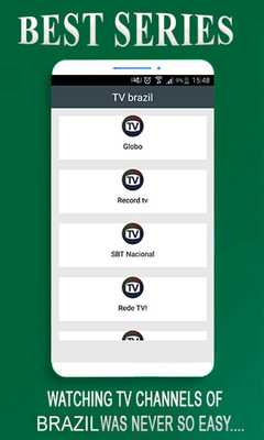 Emulate Android APK TV Brasil : Free Live TV satelit guide