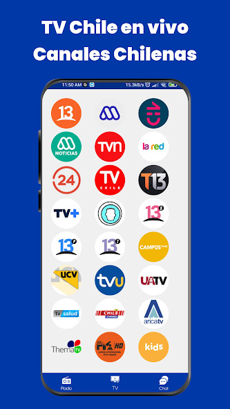 Run android online APK Tv chile play from MyAndroid or emulate Tv chile play using MyAndroid