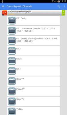 Emulate Android APK TV Czech Republic Channel Data Emulate Android APK TV Czech Republic Channel Data