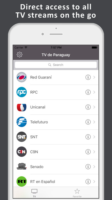 Emulate iPhone app TV de Paraguay - TV paraguaya using MyAndroid Emulate iPhone app TV de Paraguay - TV paraguaya using MyAndroid