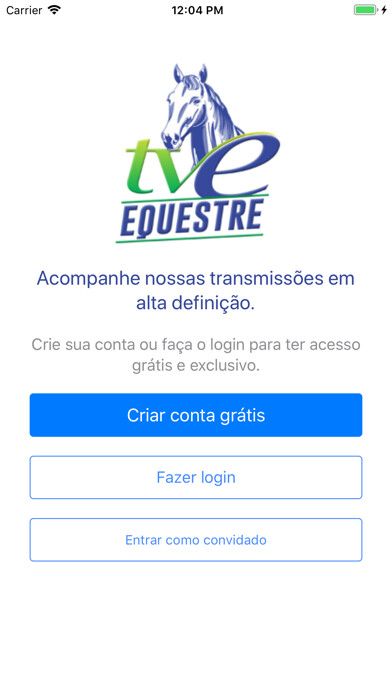 Emulate iPhone app Tv Equestre using MyAndroid
