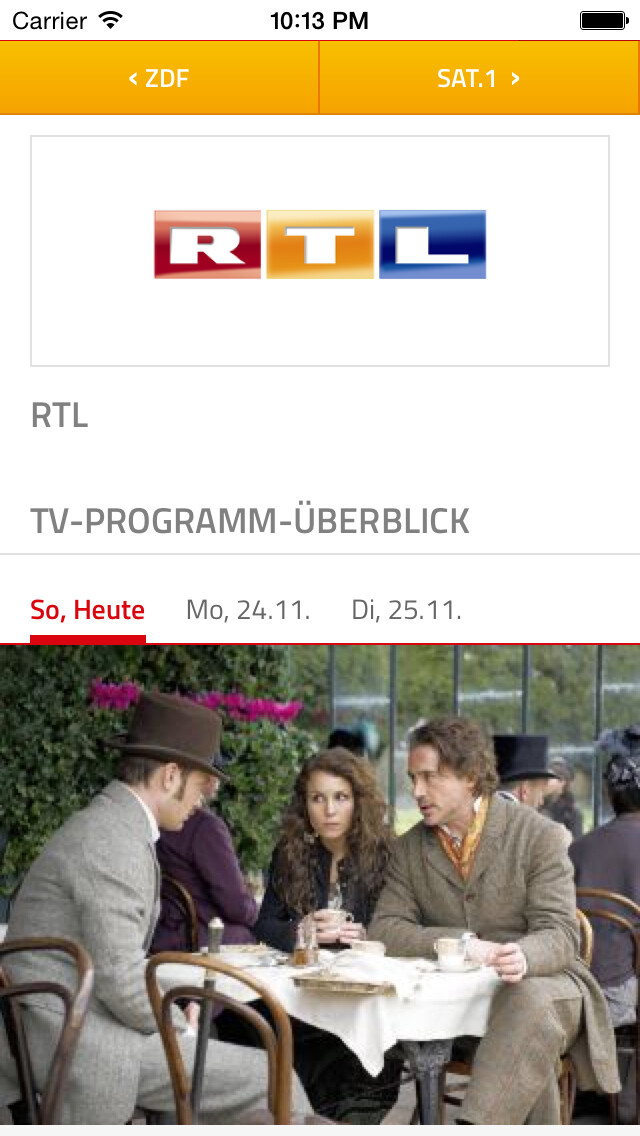 Emulate iPhone app TV Fernsehen Deutschland Guide using MyAndroid Emulate iPhone app TV Fernsehen Deutschland Guide using MyAndroid