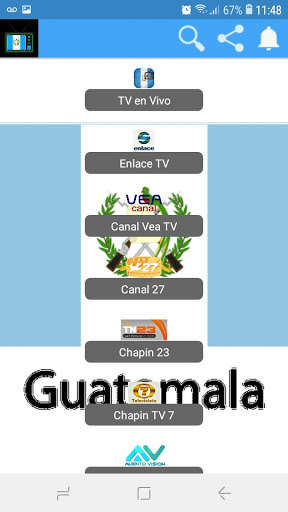 Run android online APK Tv Guatemala from MyAndroid or emulate Tv Guatemala using MyAndroid