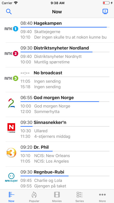 Emulate iPhone app TVGuiden using MyAndroid Emulate iPhone app TVGuiden using MyAndroid