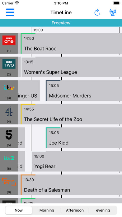 Emulate iPhone app TV Guide Plus Listing using MyAndroid