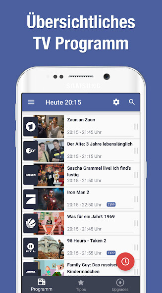 Emulate Android APK TV Guide Schedule by TV.de Emulate Android APK TV Guide Schedule by TV.de