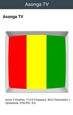 Emulate Android APK TV Guinea Info Channel