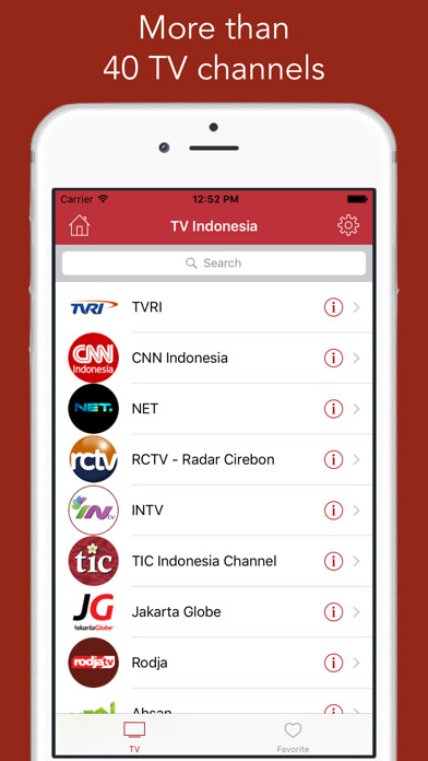 Emulate iPhone app TV Indonesia - televisi hidup using MyAndroid Emulate iPhone app TV Indonesia - televisi hidup using MyAndroid