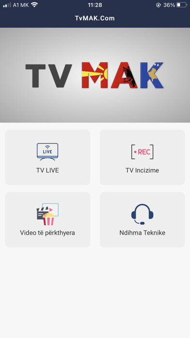 Emulate iPhone app TvMAK.COM - TV SHQIP using MyAndroid Emulate iPhone app TvMAK.COM - TV SHQIP using MyAndroid