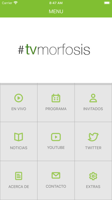 Emulate iPhone app TvMorfosis using MyAndroid