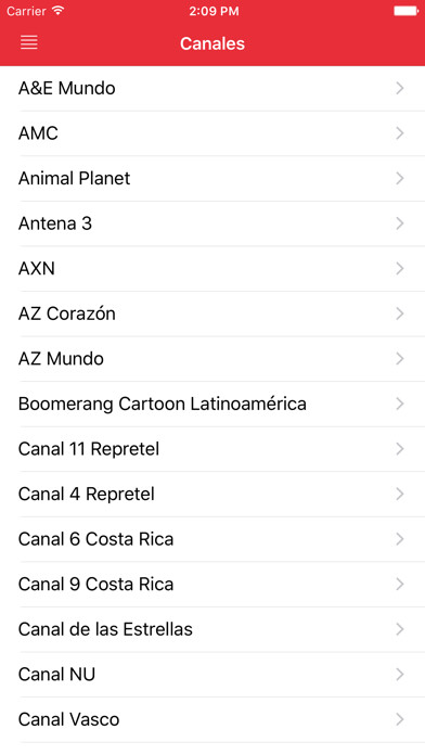 Emulate iPhone app TV México using MyAndroid
