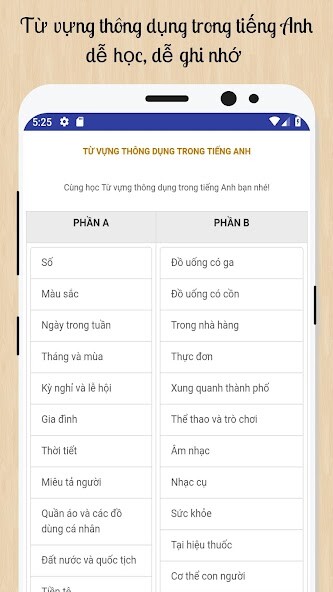 Run android online APK từ vựng tiếng anh thông dụng from MyAndroid or emulate từ vựng tiếng anh thông dụng using MyAndroid