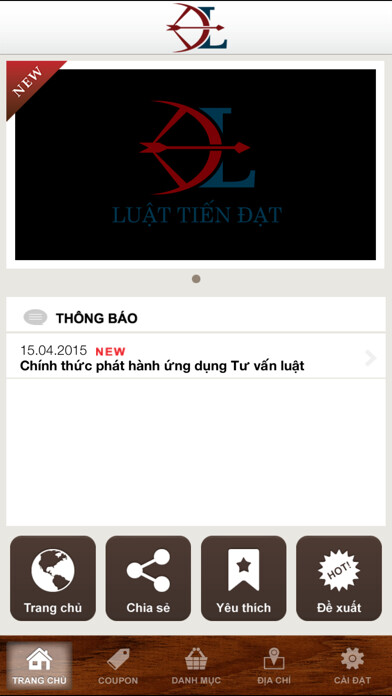 Emulate iPhone app Tư vấn luật using MyAndroid Emulate iPhone app Tư vấn luật using MyAndroid