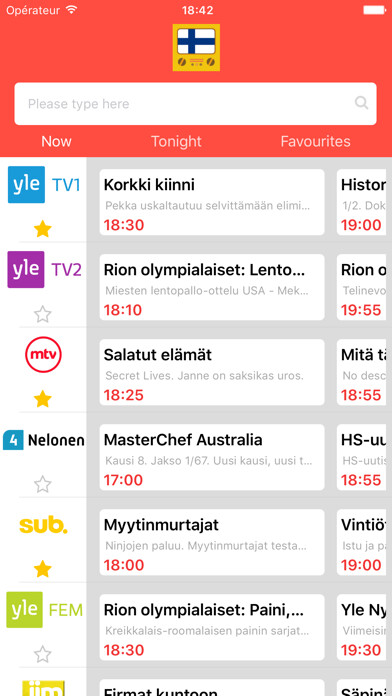 Emulate iPhone app TV-Ohjelmat Suomi => Finland (FI) using MyAndroid Emulate iPhone app TV-Ohjelmat Suomi => Finland (FI) using MyAndroid