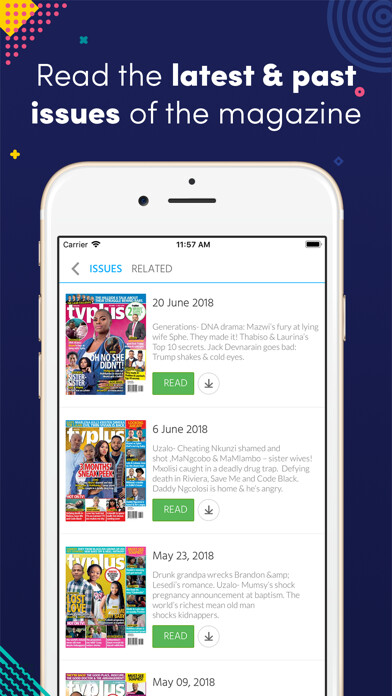 Emulate iPhone app TVPlus - English using MyAndroid