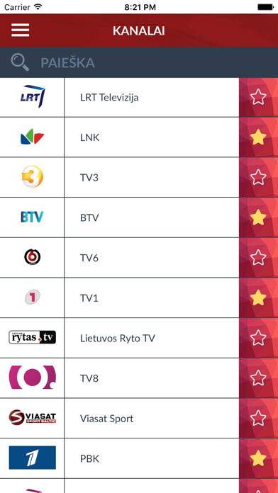 Emulate iPhone app TV Programa Lietuvoje (LT) using MyAndroid Emulate iPhone app TV Programa Lietuvoje (LT) using MyAndroid