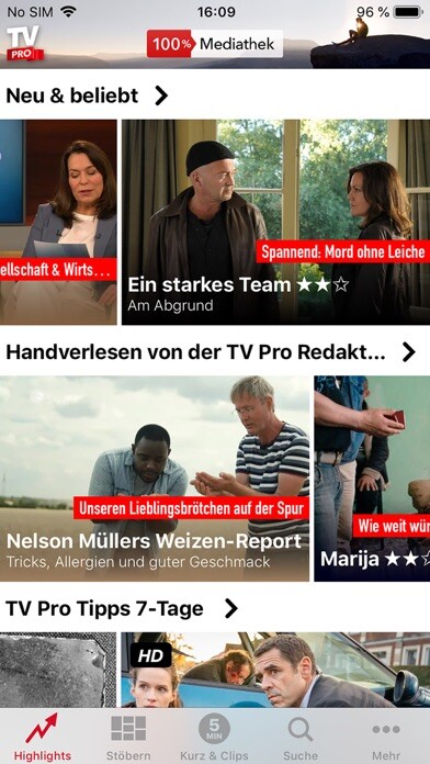 Emulate iPhone app TV Pro Mediathek · using MyAndroid Emulate iPhone app TV Pro Mediathek · using MyAndroid