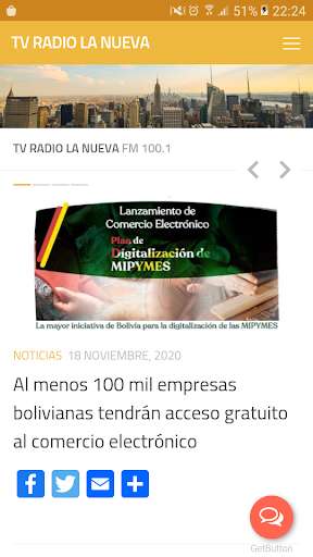 Run android online APK TV Radio La Nueva from MyAndroid or emulate TV Radio La Nueva using MyAndroid Run android online APK TV Radio La Nueva from MyAndroid or emulate TV Radio La Nueva using MyAndroid