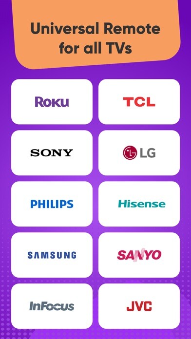 Emulate iPhone app TV Remote for Roku and Samsung using MyAndroid