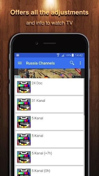 Emulate Android APK TV Russia Channel Data Emulate Android APK TV Russia Channel Data