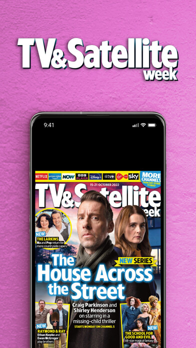 Emulate iPhone app TV & Satellite Week Magazine using MyAndroid