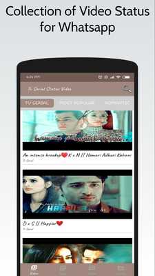 Emulate Android APK TV Serial Status Video