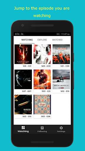 Run android online APK TV Shows Tracker from MyAndroid or emulate TV Shows Tracker using MyAndroid