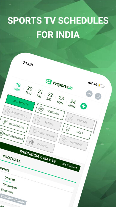 Emulate iPhone app TVsports.in using MyAndroid