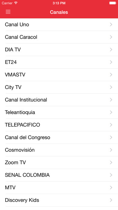 Emulate iPhone app TV Televisión Colombiana using MyAndroid Emulate iPhone app TV Televisión Colombiana using MyAndroid