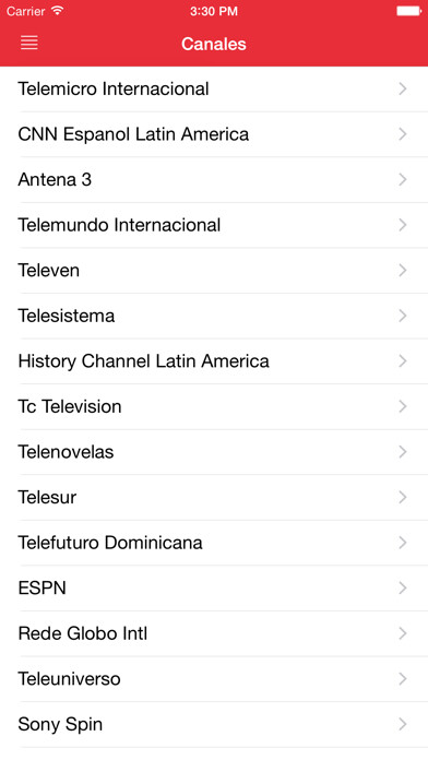 Emulate iPhone app TV Televisión de República Dominicana using MyAndroid Emulate iPhone app TV Televisión de República Dominicana using MyAndroid