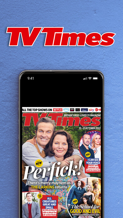 Emulate iPhone app TV Times Magazine using MyAndroid