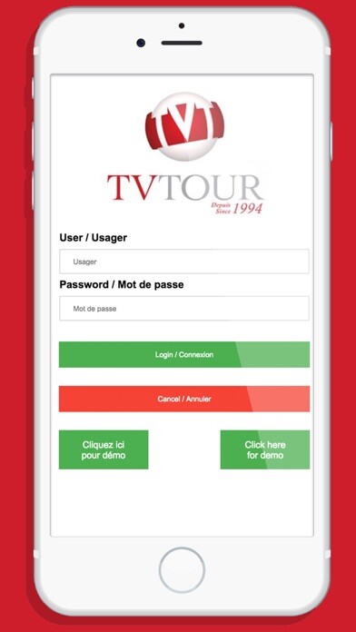 Emulate iPhone app TVTour Intranet using MyAndroid Emulate iPhone app TVTour Intranet using MyAndroid