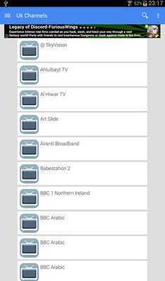 Emulate Android APK TV UK Channel Data Emulate Android APK TV UK Channel Data