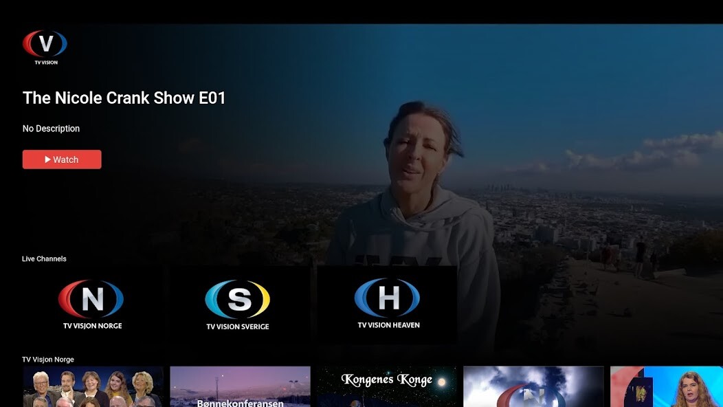 Run android online APK TV Vision from MyAndroid or emulate TV Vision using MyAndroid